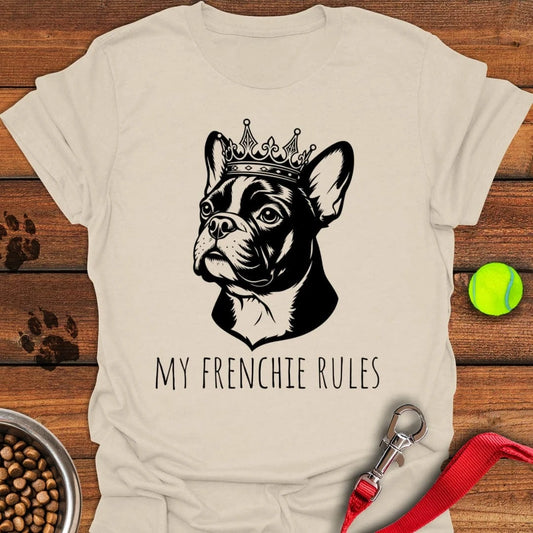 My Frenchie Rules T-Shirt Natural