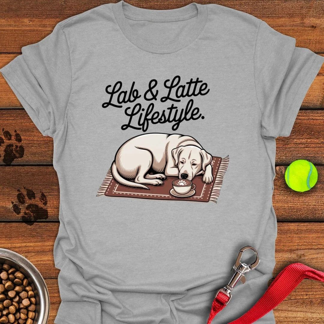 Lab & Latte Lifestyle T-Shirt Sport Grey