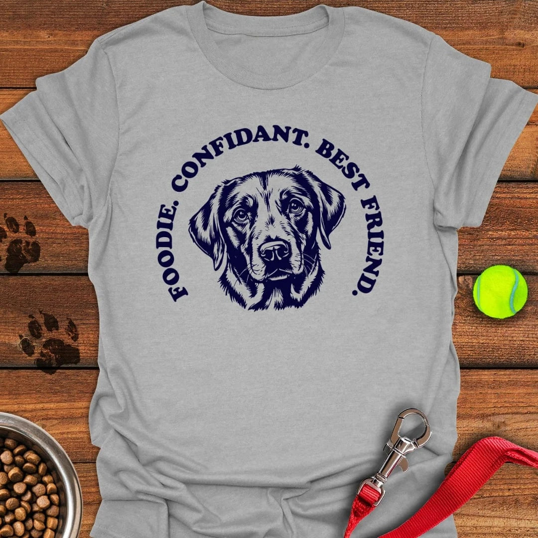 Labrador Best Friend T-Shirt Sport Grey