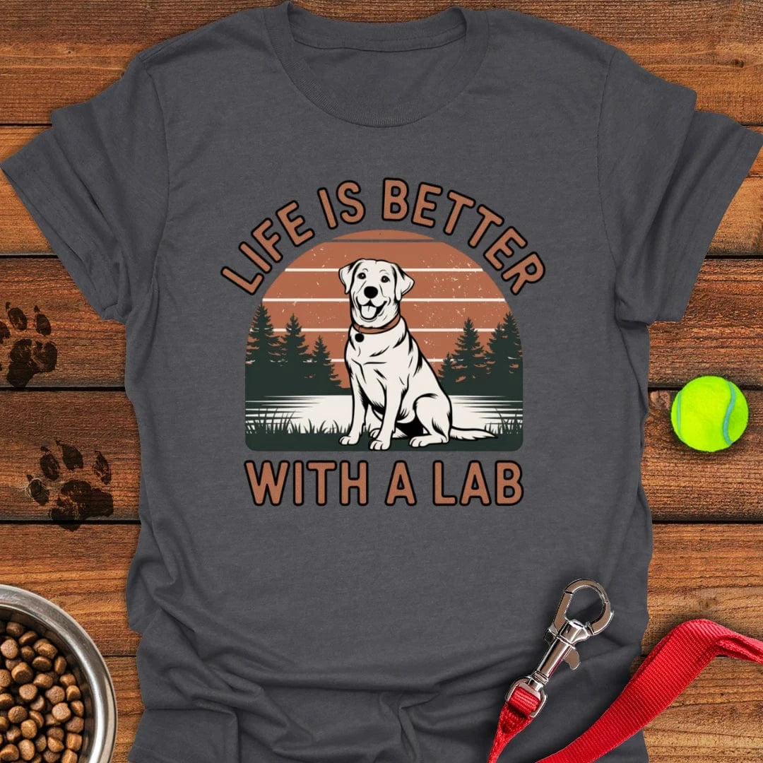 Life is Better With a Labrador Dark Heather
