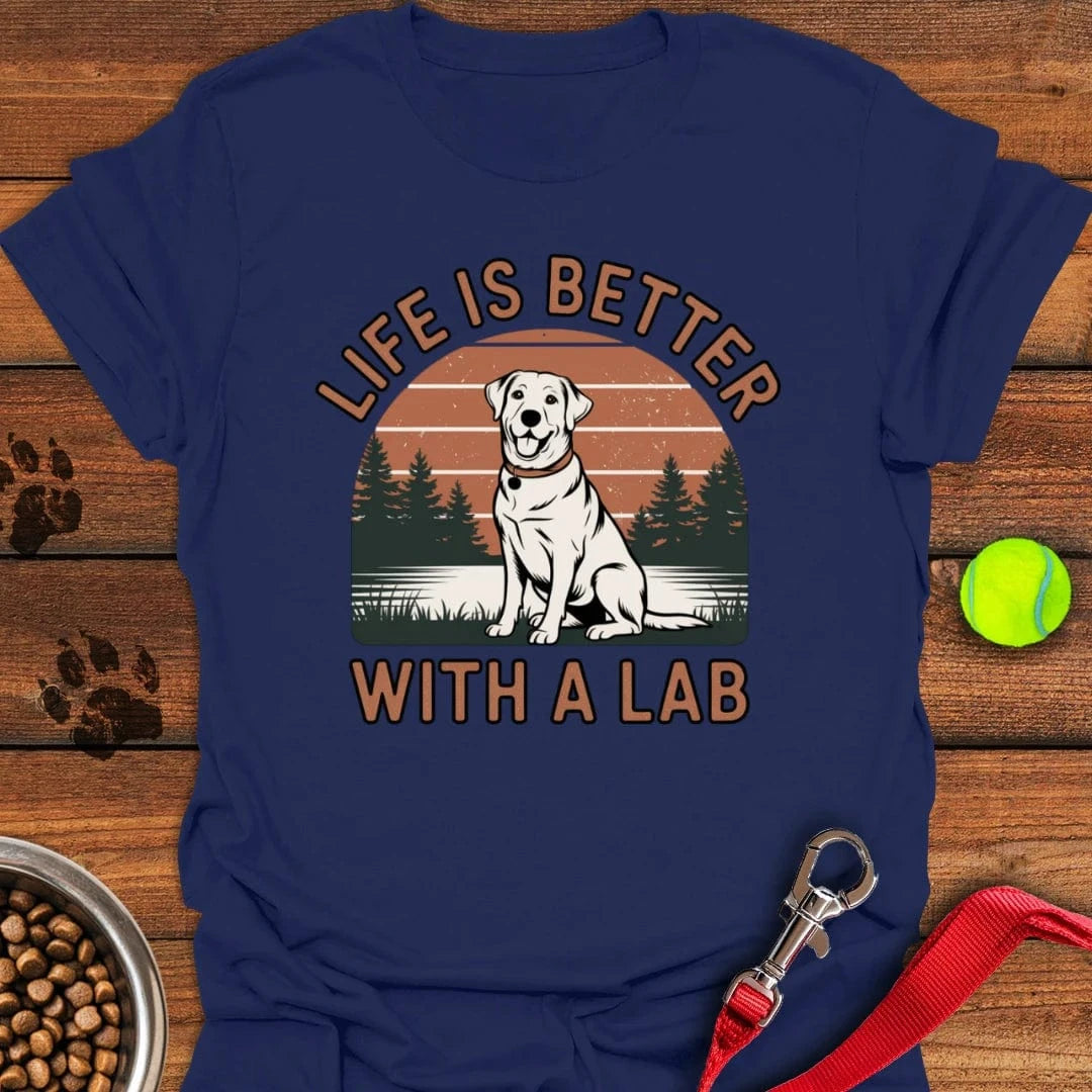 Life is Better With a Labrador Navy