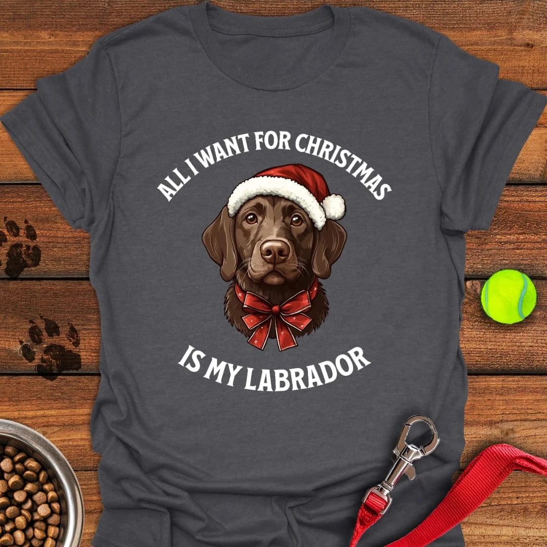 Funny Labrador Christmas Labrador Dark Heather