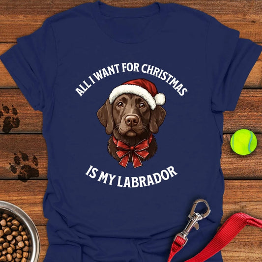 Funny Labrador Christmas Labrador Navy