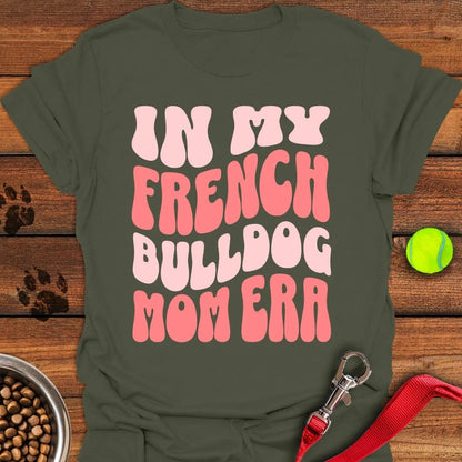 French Bulldog Mom T-Shirt Military Green
