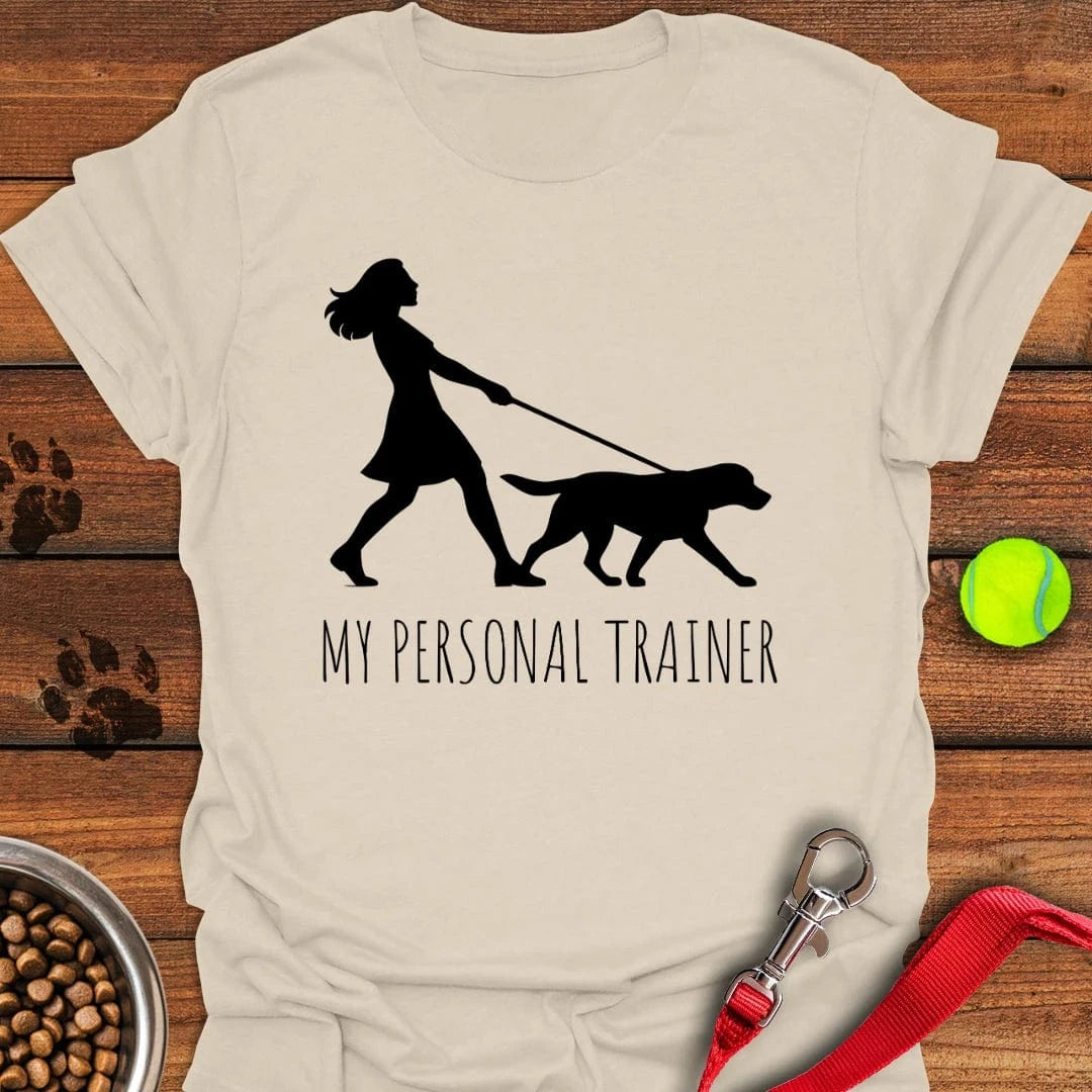 My Personal Trainer Labrador T-Shirt Natural
