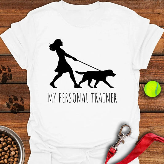 My Personal Trainer Labrador T-Shirt White
