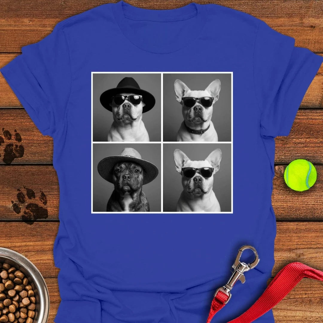 French Bulldog Photo Booth T-Shirt Royal