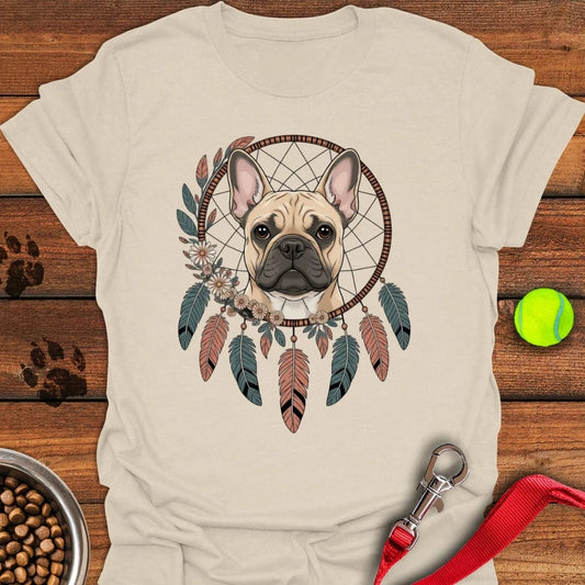 French Bulldog Dream Catcher T-Shirt Natural