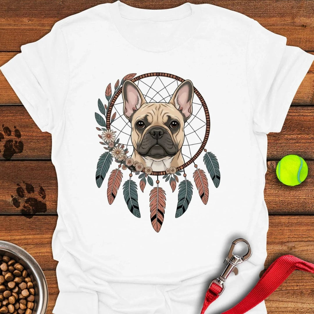French Bulldog Dream Catcher T-Shirt White