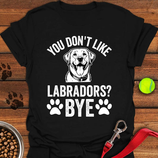 Sarcastic Labradors T-Shirt Black