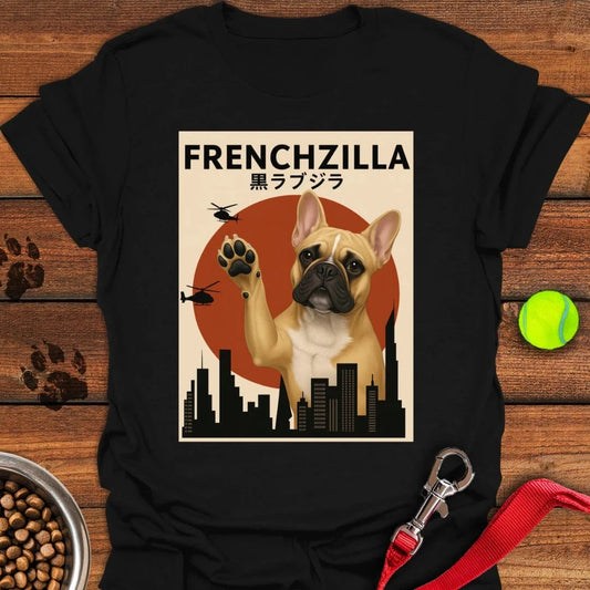 Frenchzilla French Bulldog T-Shirt Black