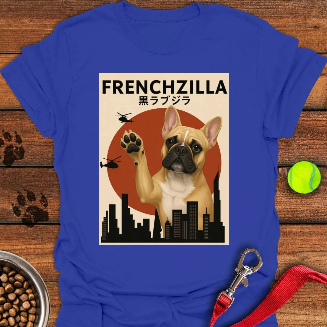 Frenchzilla French Bulldog T-Shirt Royal