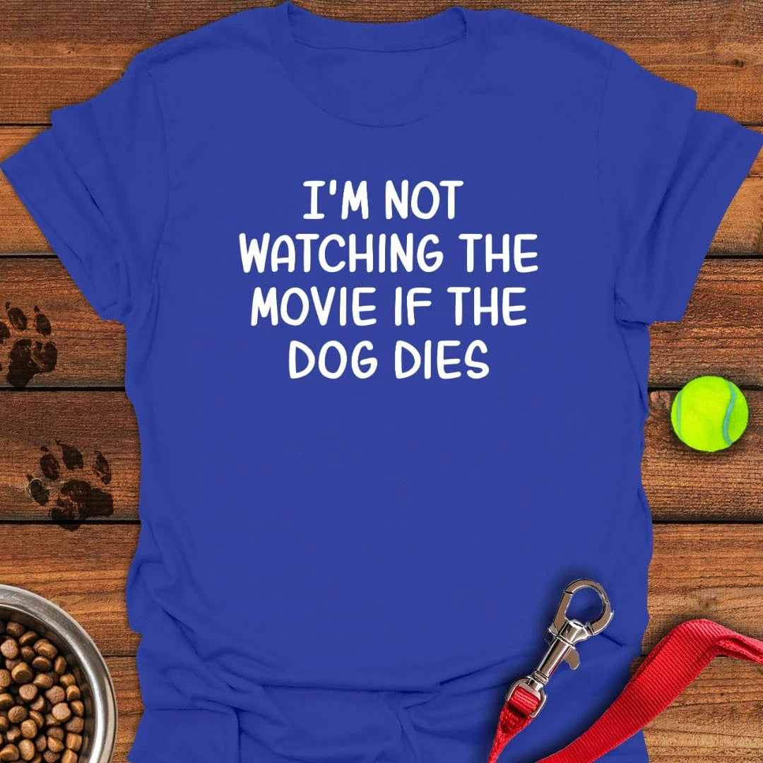 Funny Dog Movie T-Shirt Royal