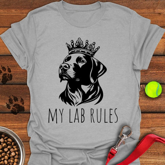My Lab Rules T-Shirt Sport Grey