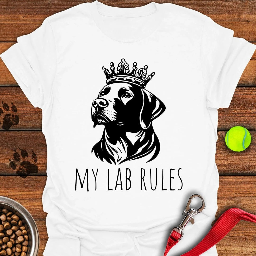 My Lab Rules T-Shirt White