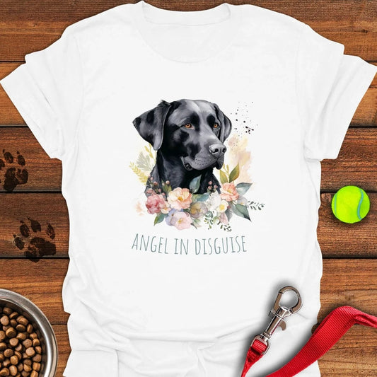 Angel In Disguise Labrador T-Shirt White