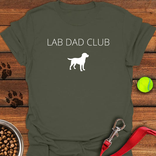 Lab Dad Club T-Shirt Military Green