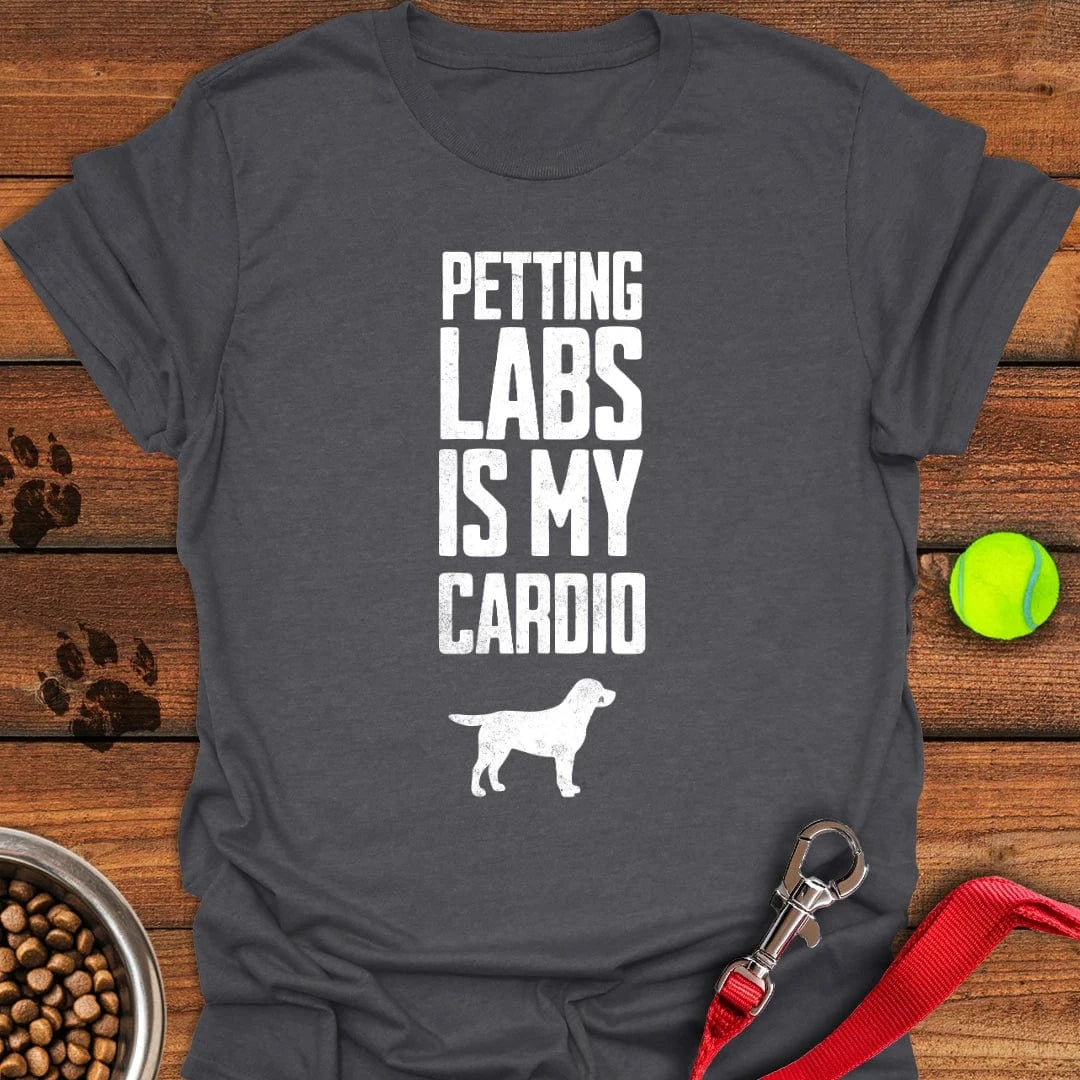 Petting Labs is My Cardio T-Shirt Dark Heather