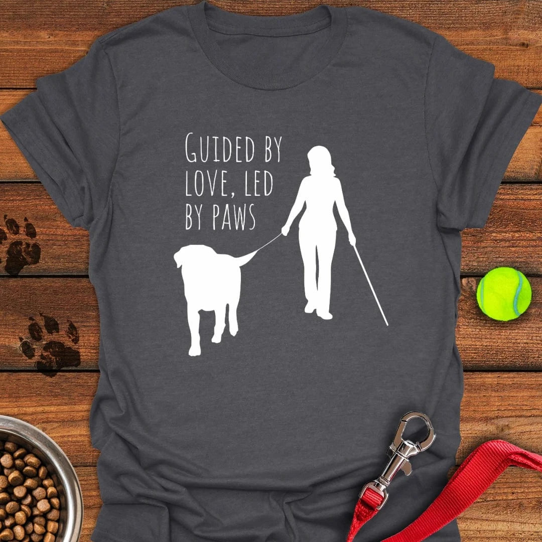 Guide Labrador Dog T-Shirt Dark Heather
