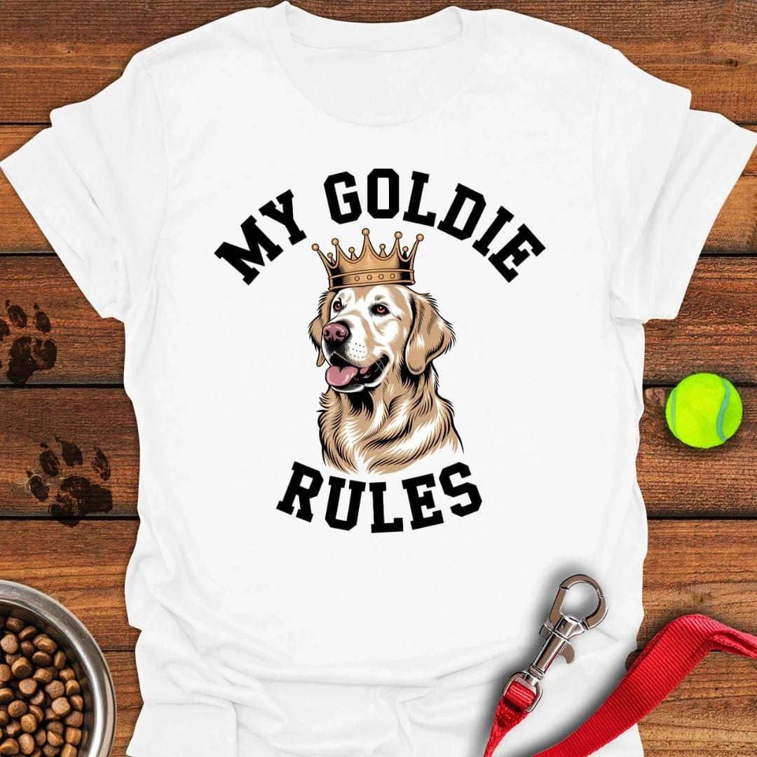 My Golden Retriever Rules T-Shirt
