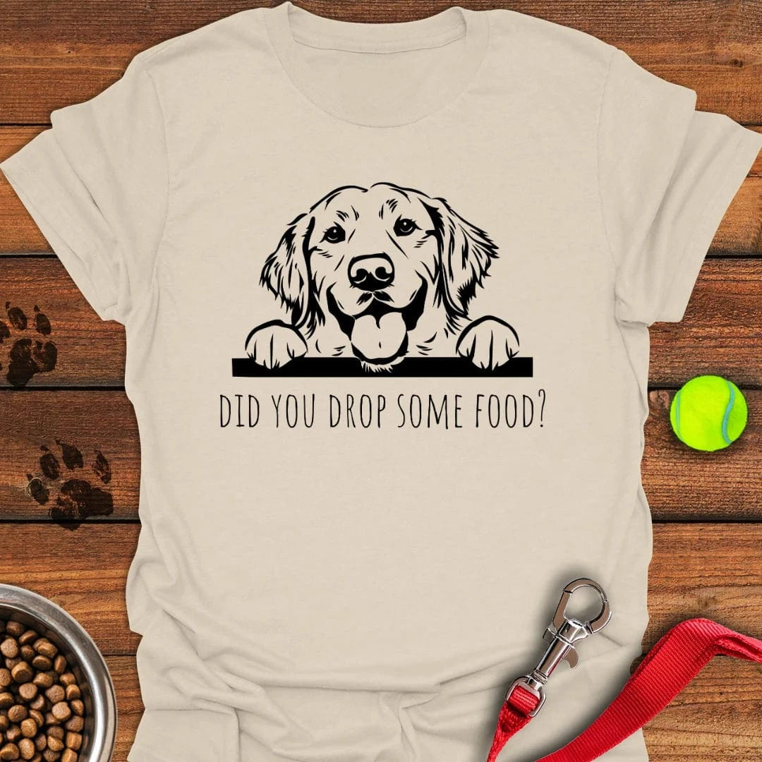 Funny Golden Retriever T-Shirt Natural