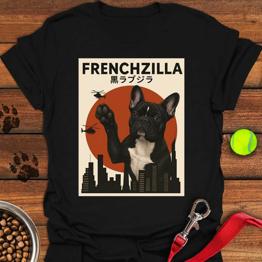 Frenchzilla French Bulldog T-Shirt Black