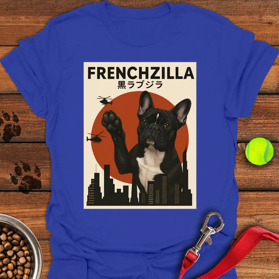 Frenchzilla French Bulldog T-Shirt Royal