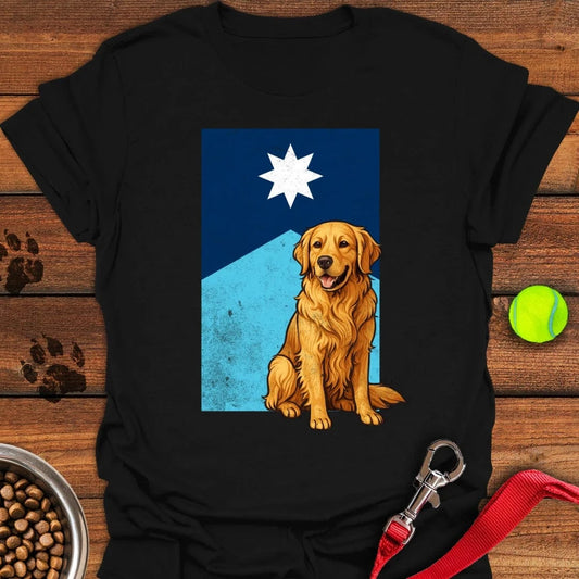 Golden Retriever Minesota T-Shirt Black
