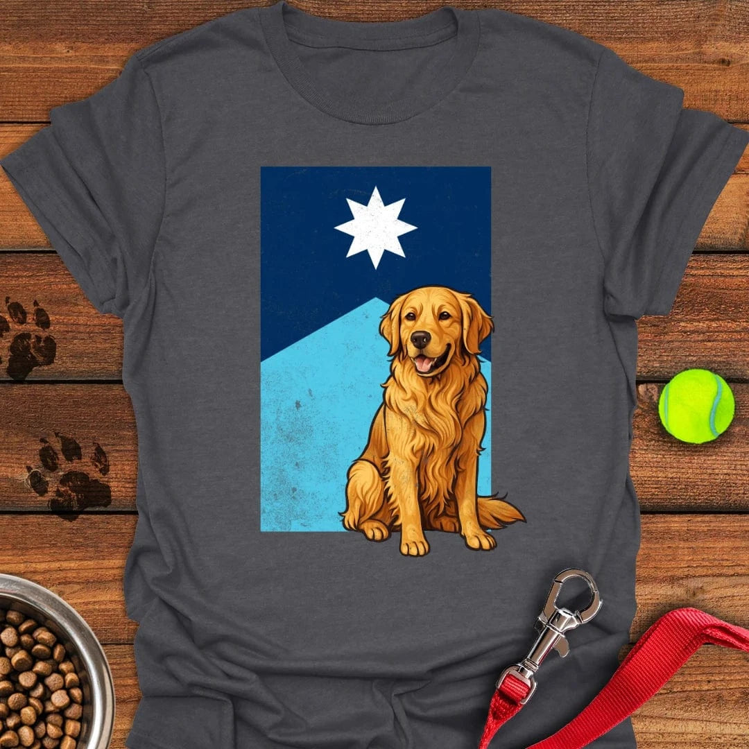 Golden Retriever Minesota T-Shirt Dark Heather