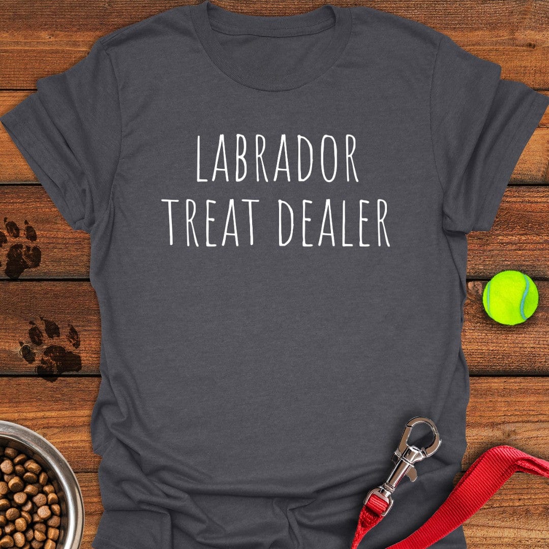 Labrador Treat Dealer T-Shirt Dark Heather