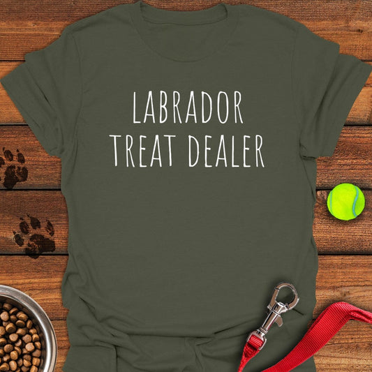 Labrador Treat Dealer T-Shirt Military Green