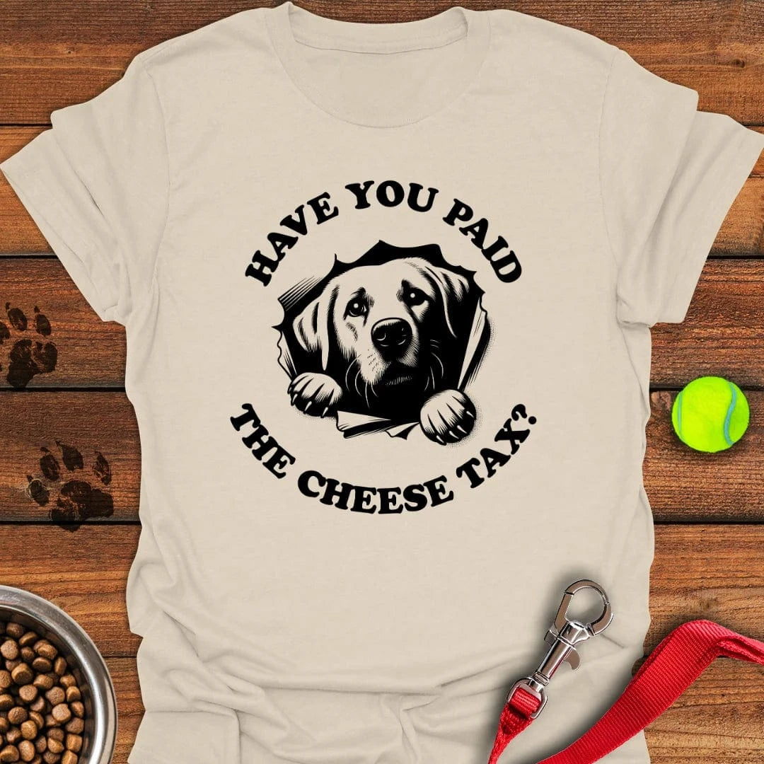 Cheese Tax Labrador T-Shirt Natural
