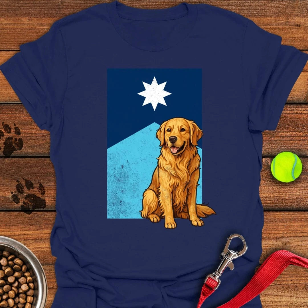 Golden Retriever Minesota T-Shirt Navy