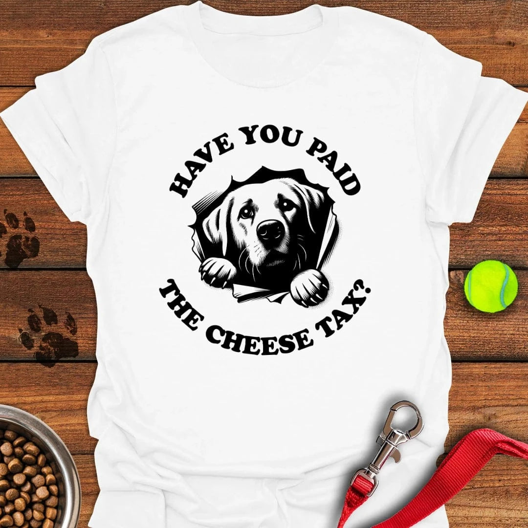 Cheese Tax Labrador T-Shirt White