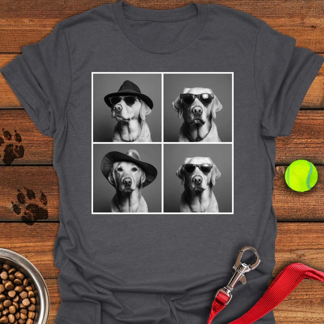 Labrador Photobooth T-Shirt Dark Heather