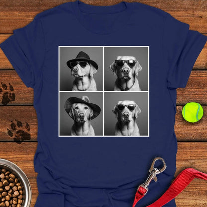 Labrador Photobooth T-Shirt Navy