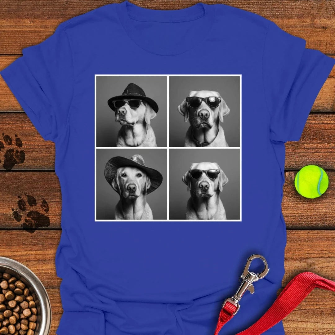 Labrador Photobooth T-Shirt Royal