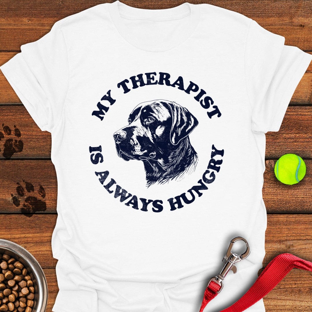 Hungry Therapist Labrador T-Shirt White