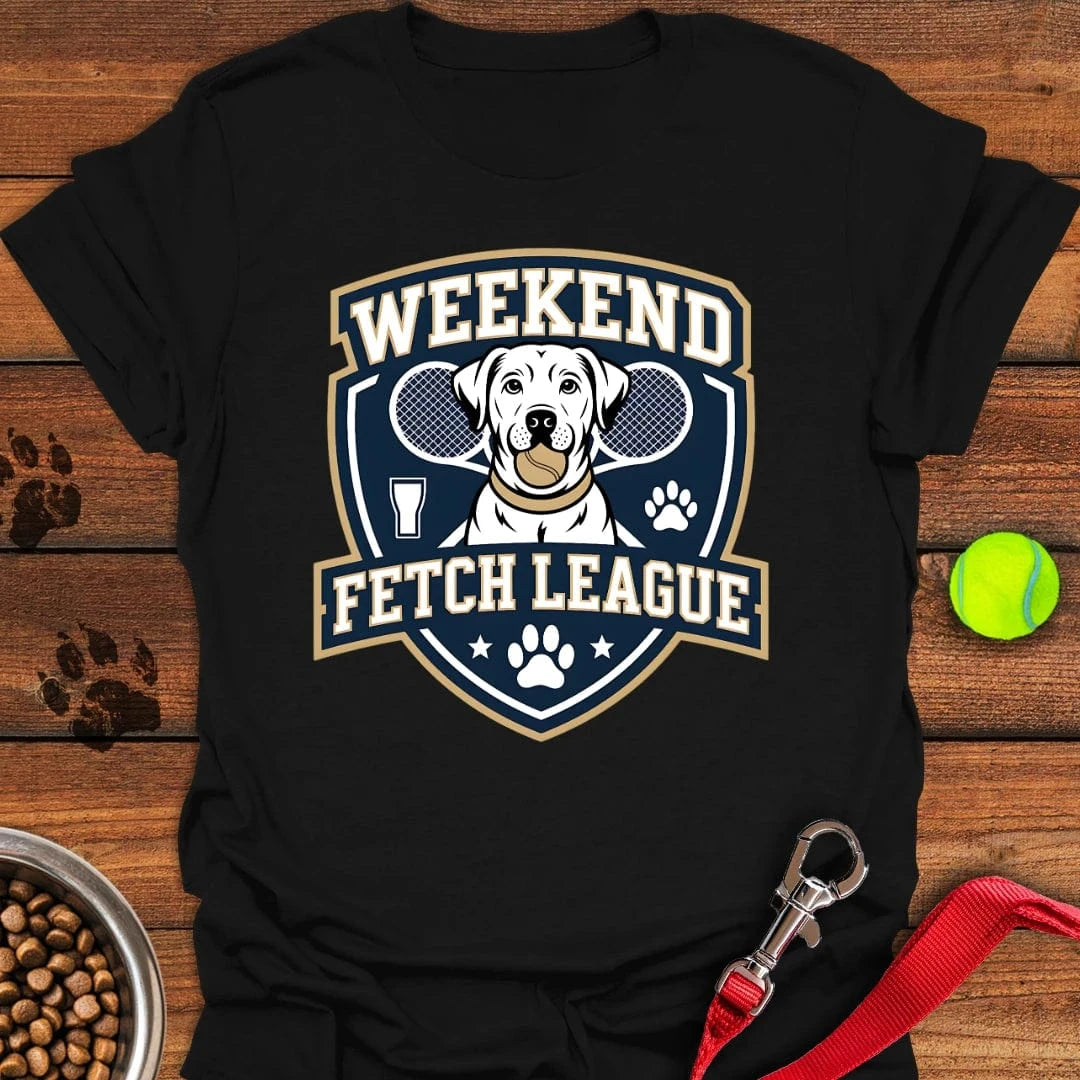 Labrador Tennis T-Shirt Black