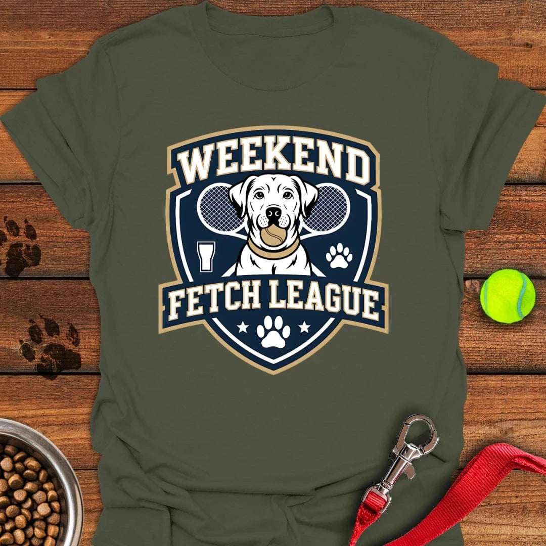 Labrador Tennis T-Shirt Military Green