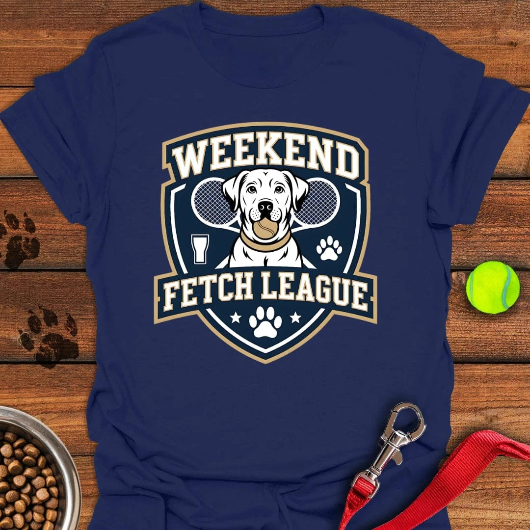 Labrador Tennis T-Shirt Navy