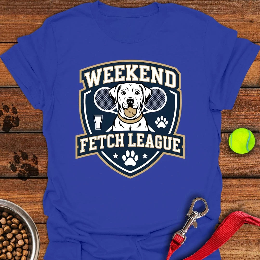Labrador Tennis T-Shirt Royal