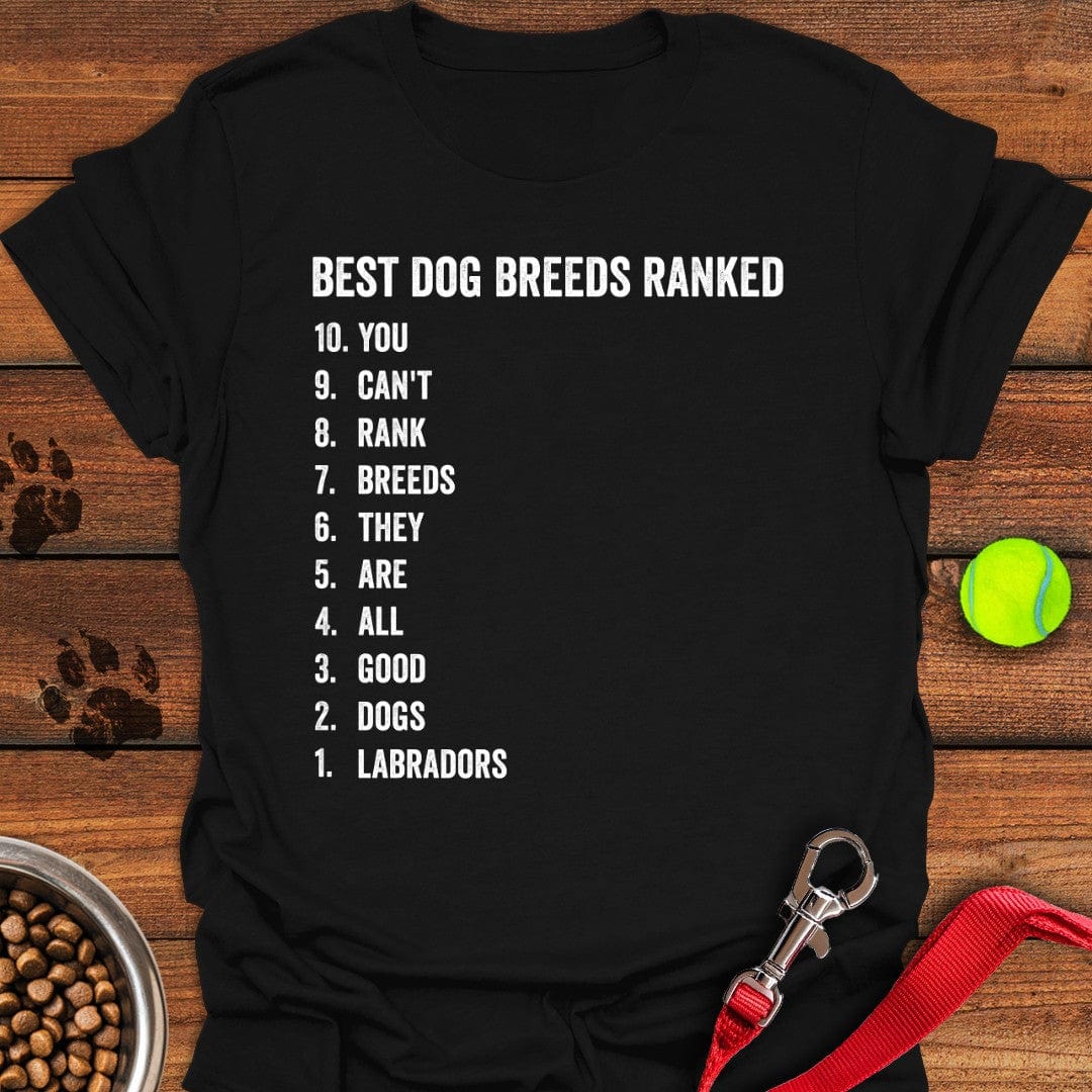 Best Dog Breeds T-Shirt Black