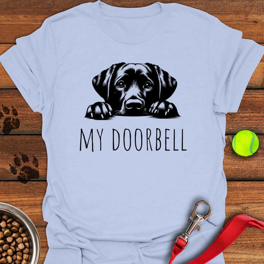 My Doorbell Labrador T-Shirt Light Blue