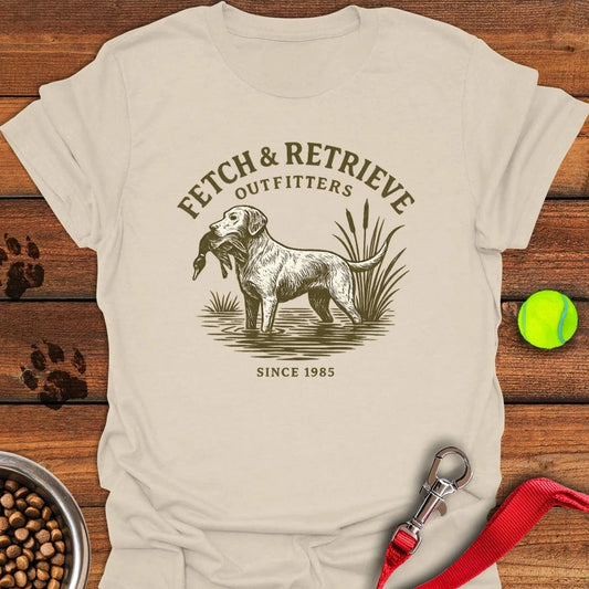 Fetch & Retrieve Labrador T-Shirt Natural