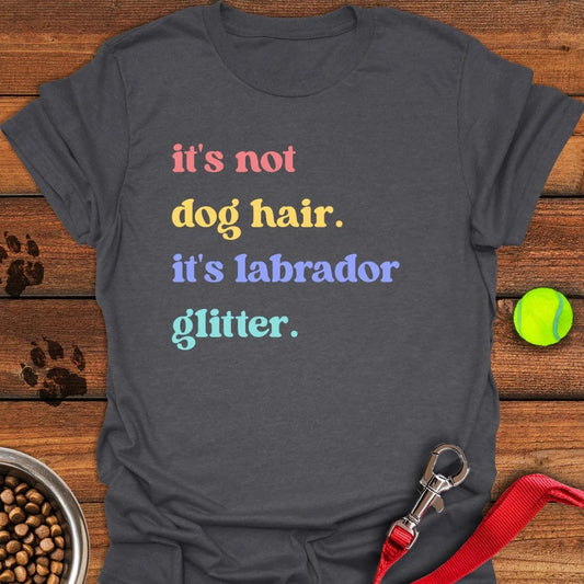 Labrador Glitter T-Shirt Dark Heather
