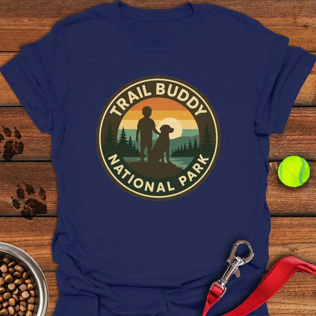 Labrador Hiking National Park T-Shirt Navy