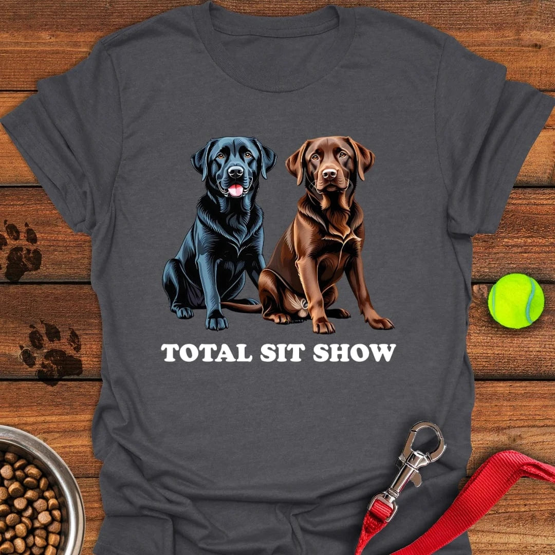 Funny Chocolate & Black T-Shirt Dark Heather