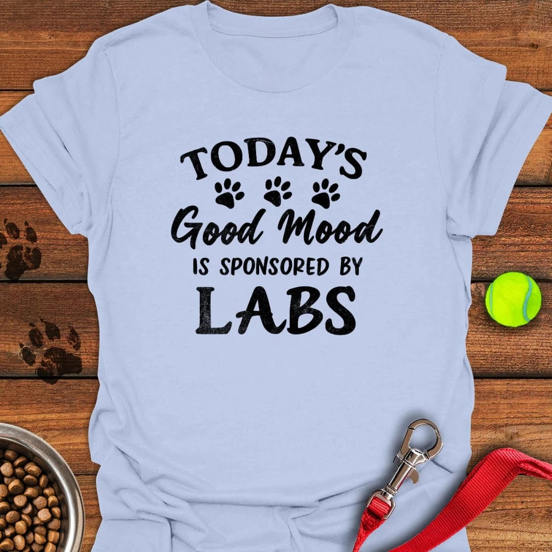 Labs & Good Mood T-Shirt Light Blue