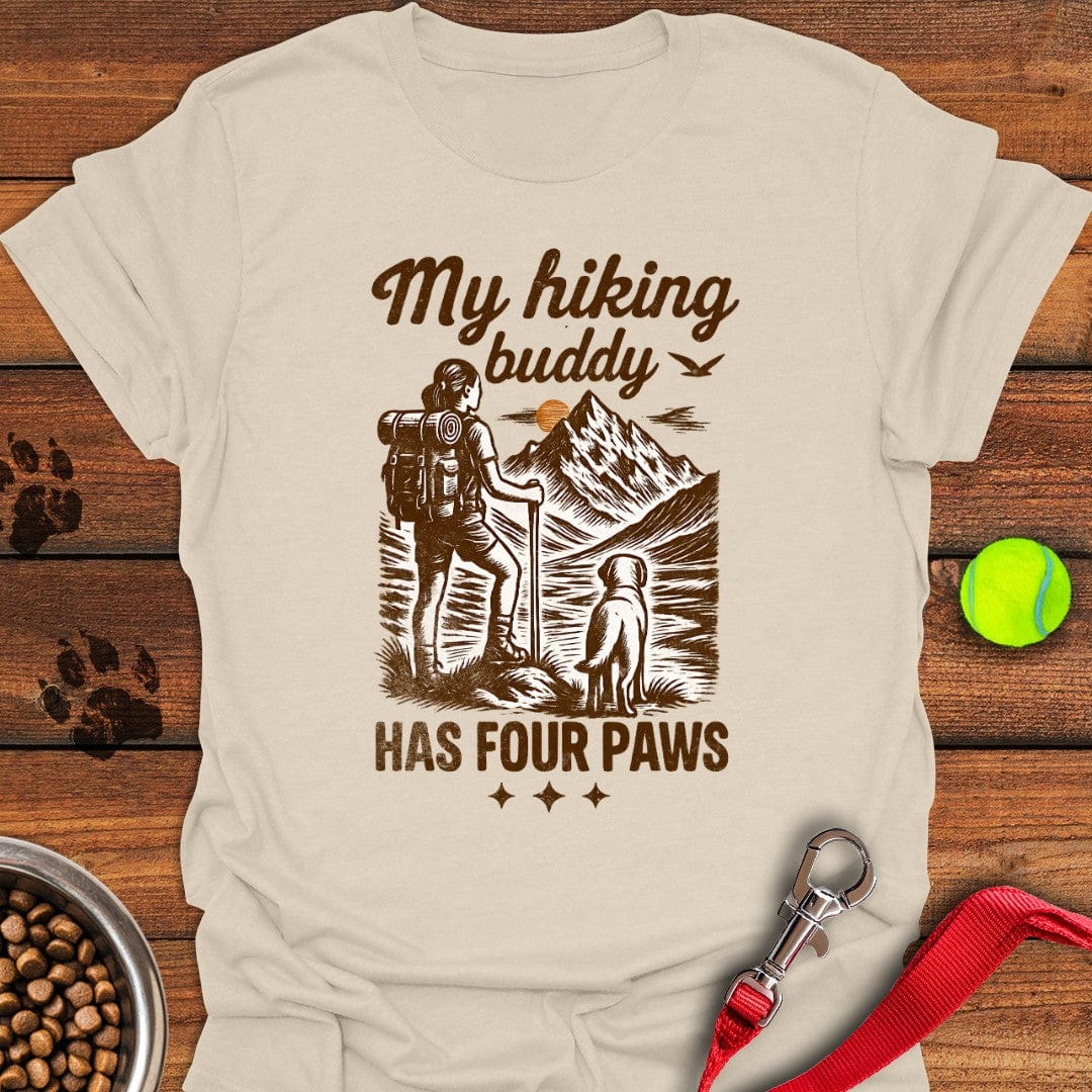 Labrador Hiking Buddy T-Shirt Natural